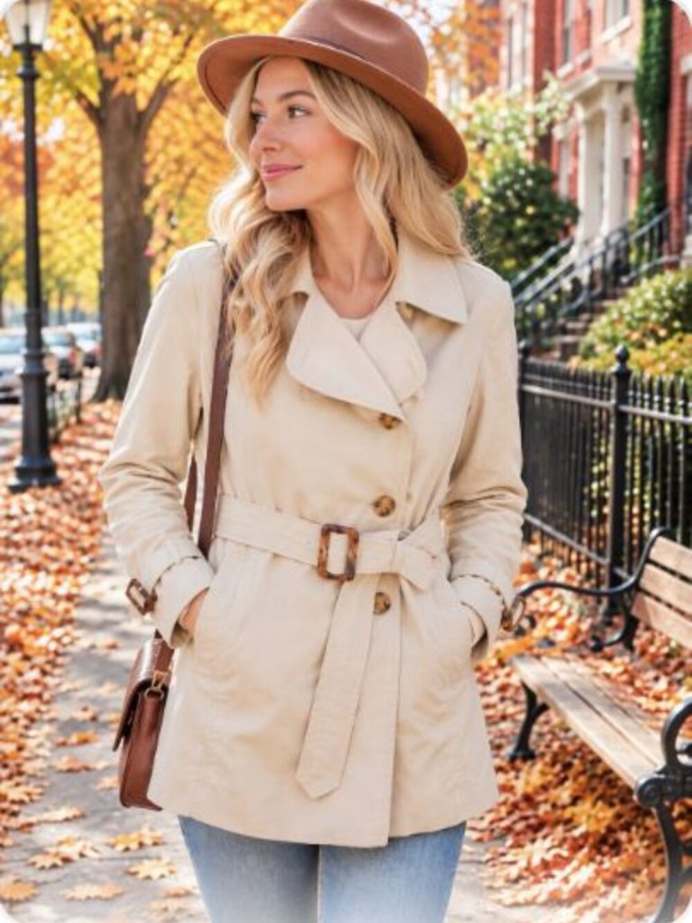 💕 E.I.S. Short Classic Trench Coat ✨